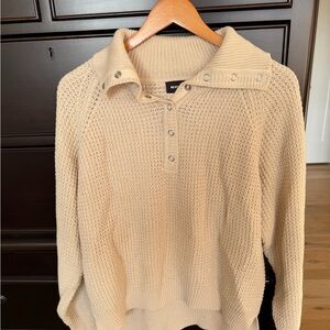 RD Style Tan Cowl Neck Sweater
